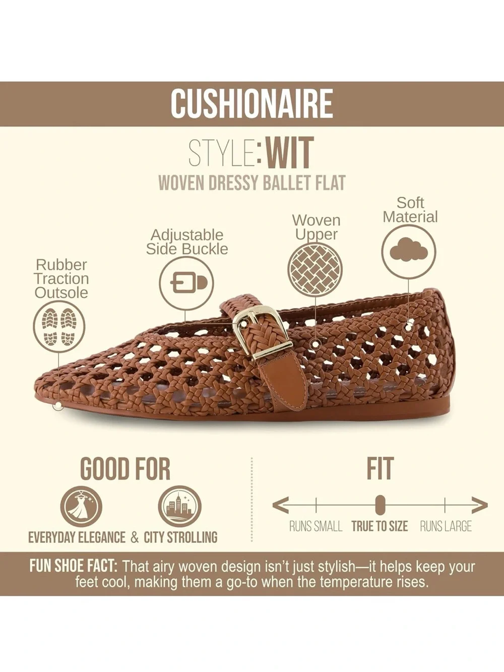 Cushionaire elegant woven